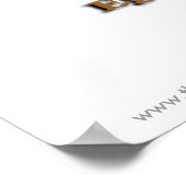 Surrealist Ei, Bacon & Cheese Bagel Poster (Ecke)