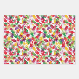 Surrealist Ice Pop Wrapping Paper Geschenkpapier Set