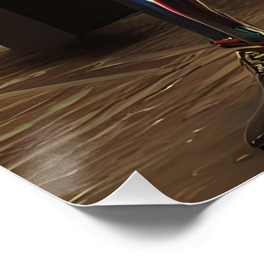 Surrealist Piano Bar Poster (Ecke)