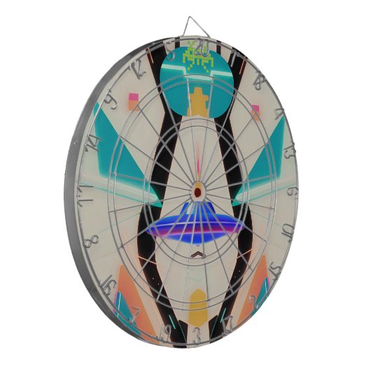 Surrealist Poster 92 Dartscheibe (Vorderseite Links)