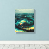Surrealistic A Galaxy | Of Ocean Leinwanddruck (Insitu (Holzboden))
