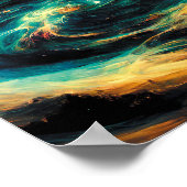 Surrealistic A Galaxy | Of Ocean Poster (Ecke)