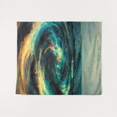 Surrealistic A Galaxy | Of Ocean Wandteppich (Vorderseite (Horizontal))