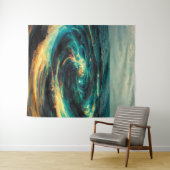 Surrealistic A Galaxy | Of Ocean Wandteppich (Beispiel (Horizontal))
