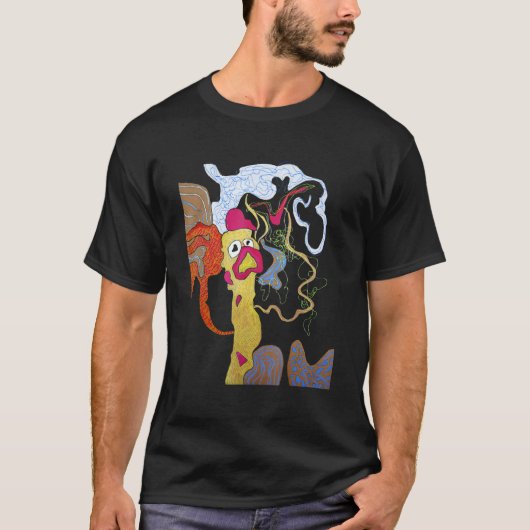 Surrealistic Artwork Contemporary Art Graphic Crea T-Shirt (Vorderseite)
