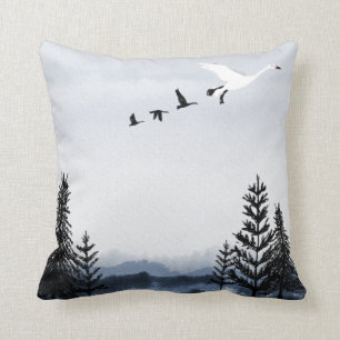 Surrealistic winter landscape kissen