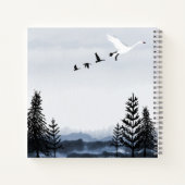 Surrealistic winter landscape notizblock (Rückseite)
