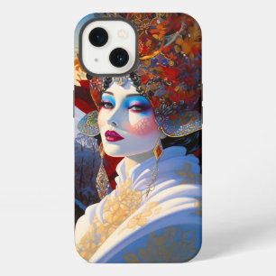 Surrealistische Damen-Fantasy-Kunst iPhone 13 Hülle