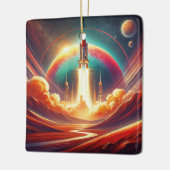 surrealistische Kunst Keramikornament (Links)