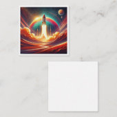 surrealistische Kunst Mitteilungskarte (Vorne/Hinten)