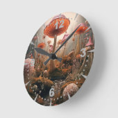 Surrealistische Kunst - Träume Runde Wanduhr (Winkel)