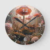 Surrealistische Kunst - Träume Runde Wanduhr (Vorderseite)
