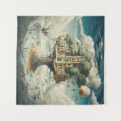 Surrealistische Kunst - Träume Wandteppich (Vorderseite (Horizontal))