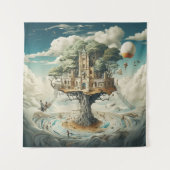 Surrealistische Kunst - Träume Wandteppich (Vorderseite)