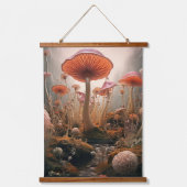 Surrealistische Kunst - Träume Wandteppich Mit Holzrahmen (Vorderseite)