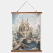 Surrealistische Kunst - Träume Wandteppich Mit Holzrahmen (Vorderseite 2)