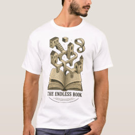 Surrealistische literarische Kunst, unendliche Vor T-Shirt