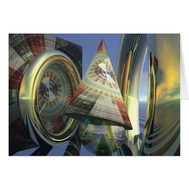 Surrealistische magische Karte (Vorderseite (Horizontal))