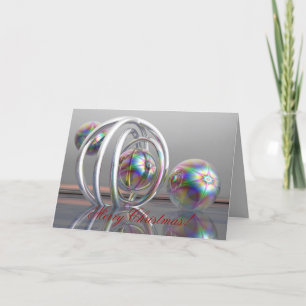 Surrealistische Merry X-mas-Karte Feiertagskarte