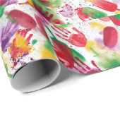 Surrealistische Präsentation eines Party für die C Geschenkpapier (Rolleneckpunkt)