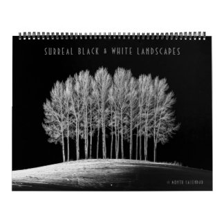 Surrealistische Schwarz-Weiß-Landschaften Kalender
