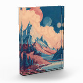 Surrealistische stilisierte Landschaft Fotoblock (Links)