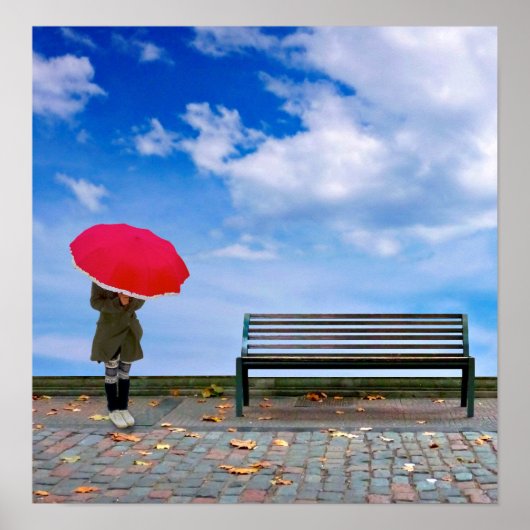 Surrealistische Szene Poster (Vorne)