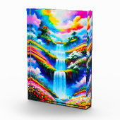 Surrealistische Wasserfall-Fantasie-Kunst Fotoblock (Rechts)