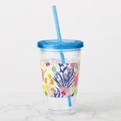 Surrealistischer Garten Acryltrinkbecher (Links)