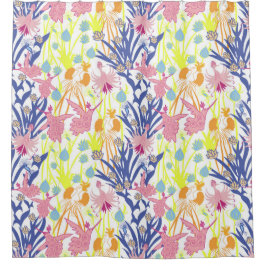 Surrealistischer Garten Duschvorhang