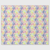 Surrealistischer Garten Geschenkpapier (Flach)