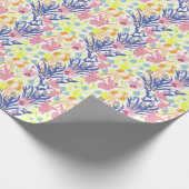 Surrealistischer Garten Geschenkpapier (Ecke)