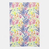 Surrealistischer Garten Geschirrtuch (Vertikal)