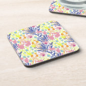 Surrealistischer Garten Getränkeuntersetzer (Linke Seite)