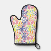 Surrealistischer Garten Ofenhandschuh (Vorderseite)