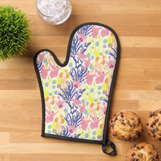 Surrealistischer Garten Ofenhandschuh (Oben unten)