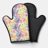 Surrealistischer Garten Ofenhandschuh (Vorderseite/Rückseite)