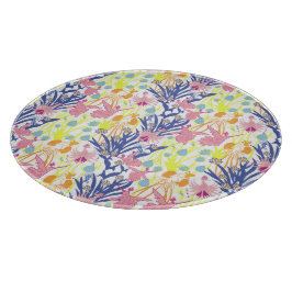 Surrealistischer Garten Schneidebrett