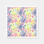 Surrealistischer Garten Serviette (Vorderseite)