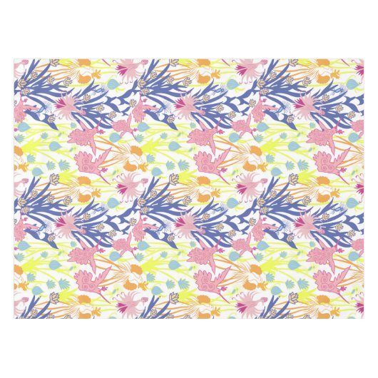 Surrealistischer Garten Tischdecke (Vorderseite (Horizontal))