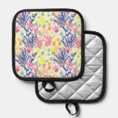 Surrealistischer Garten Topflappen (Vorderseite/Rückseite)