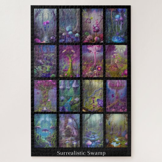 Surrealistischer Sumpf Puzzle (Vertikal)