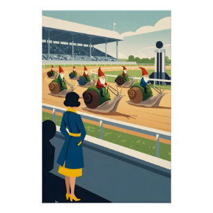 Surrealistisches anthropomorphes Tier Poster