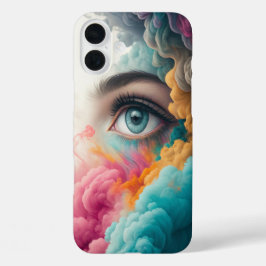 Surrealistisches Auge der Imagination iPhone 16 Plus Hülle