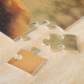 Sürrealistisches Haar mit winzigen Menschen Puzzle (Seite)