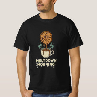 Surrealistisches Kunst-Shirt Meltdown Morgen Schme T-Shirt