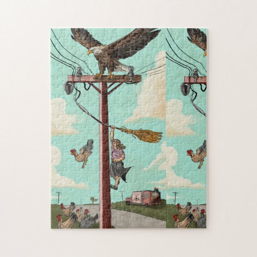 Surrealistisches Landschaftspuzzle Puzzle (Vertikal)