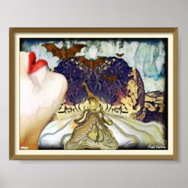 Surrealistisches Synthesepapster Poster