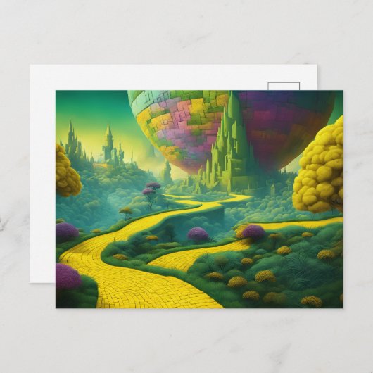 Surrel Landscape Fantasy Postcard Postkarte (Vorne/Hinten)