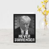 Surrender Pro Trump Karte (Gelbe Blume)